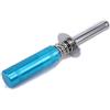 RCAWD Candeletta di accensione per motore Nitro, strumenti di avviamento per motore a nitro, supporto batterie AA per motore Nitro 1/10 RC auto Buggy Camion modello aereo RC auto, blu