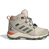 adidas Terrex Disney Mid Gore-Tex Hiking Shoes, Scarpe da Trekking Unisex-Adulto, Wonder Beige/Olive Strata/Impact Orange, 38 2/3 EU