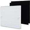 PUREBURG Filtro di ricambio compatibile con purificatore d'aria Coway AP-1512HH, AP-1518, AIRMEGA 200M Mighty, H13 True HEPA ai carboni attivi, per la pulizia dell'aria, polvere, COV e odori