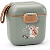 Elodie Details Lunch Box per Bambini, Bento Senza BPA con Scomparti e Forchetta | Adatta a Lavastoviglie e Microonde | Contenitore Snack Scuola e Asilo, Design Opaco | 800ml | Chipmunk Darling