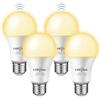 ILEEDear Lampadina LED E27 con Sensore di Movimento Radar 5,8GHz, 11W Luce Calda 3000K, per Veranda, Giardino, Porta d'Ingresso e Corridoio (4 Pezzi). Sconsigliato per l'uso in interni.
