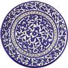 Armenian Ceramics Piatto decorato con fiori blu, 27 cm