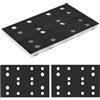 GIONAR 2 cuscinetti in spugna morbida di ricambio, compatibili con Festool RTS 400/RS 400/RTSC 400, adattatore per tampone abrasivo, per levigatrici con 1 cuscinetto di protezione (80 x 133 mm)
