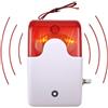 Taikuwu 12V Luce Acustica Suono Allarme Lampeggiante 110dB Alto Volume Suono Sirena Regolabile per Luoghi Pubblici, Emergenza, Evacuazione, Sicurezza, Avviso