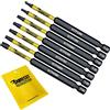 SabreCut 7 x SabreCut SCRK89TXTP 89mm TP a prova di manomissione T10 T15 T20 T25 T27 T30 T40 Set di punte per cacciavite a impatto magnetico di sicurezza compatibile con Dewalt Milwaukee Bosch Makita e altro