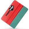 MARAPON Spatola per pellicola 10 x 7,3 cm, con rivestimento in alcantara per pellicole per finestre e automobili, pellicola di alta qualità, adatta anche per pellicole in carbonio e a secco