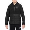 NIKE FELPA MEZZA ZIP CON CAPPUCCIO AIR WINTERIZED BAMBINO