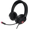 CHERRY HC 2.2, Cuffie Gaming USB Cablate per Ufficio e Intrattenimento, Driver da 50 mm, Suono Surround 7.1, Microfono Rimovibile, Confortevoli, Pieghevoli, Nero