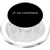 Regali per programmatori e hacker Programmatore Commento del codice di commento del PopSockets PopGrip per MagSafe