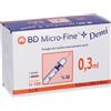 corman BD Siringa Per Insulina 0,3 ml Demi 30g 30 Pezzi