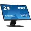 iiyama ProLite T2454MSC-B2AG Monitor PC 60,5 cm [23.8] 1920 x 1080 Pixel Full HD LED Touch screen Multi utente Nero (iiyama computer monitor 60.5 [23.8'] pixels Touchscreen Multi-user Black) [T2454MSC-B2AG]
