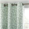 Sun Zero Satti - Tenda a pannello oscurante con foglie, 100% oscurante, 101,6 x 213,4 cm, colore: verde salvia