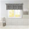 Madison Park Emilia DIY Twist Tab Top Finish Beads 1 mantovana finestra 50x26, carbone