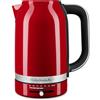 KitchenAid Bollitore Elettrico con Temperature Regolabile - 5KEK1701EER - Bollitore Acqua de 1,7L en Acciaio Inox - Design Retro - Con Filtro Antocalcare Rimovible - 2400W - Colore Rosso Imperiale