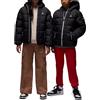 NIKE Jordan Piumino da Ragazzi con Cappuccio Midweight Puffer Nero Taglia L (147-158 CM) Codice 95F009-023