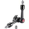 Manfrotto Mini braccio di attrito 244 da 23,9 cm con attacchi intercambiabili da 1/4 e adattatore da 3/8