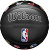 Wilson Pallone da Basket NBA All Team Premiere, Con Design a Doppia Profondità, Finitura Effetto Pelle di Serpente, Maggiore Stabilità Aerea, Cuciture Con Logo Della Squadra, Taglia: 7