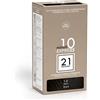 21 VENTUNO Tinta per Capelli Professionale fai da te Copertura Capelli Bianchi in 10 minuti Senza Parabeni MADE IN ITALY (Nero)