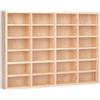 Vetrina espositiva in legno per modellini di auto in scala 1/64 con 24