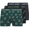 JACK & JONES Jacdenim Dog Trunks 3 Pack, Navy Scuro, L (Pacco da 3) Uomo
