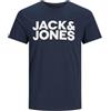 JACK & JONES JJECORP Logo Tee SS Crew Neck SS19 Noos T-Shirt, Giacca Blu Scuro, XS Uomo