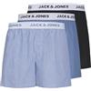 JACK & JONES 3 Pack Jactokyo Woven Boxers-Confezione da 3, Nero, x_l (Pacco da 3) Uomo