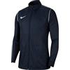 Nike Park 20, Giacca da Pioggia Bambino, Ossidiana/Bianco/Bianco, XL