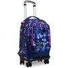 Seven Trolley Scuola Jack 4 Ruote, Viola, Love Your Soul, 3 in 1, Triplo Uso, Zaino Con Carrello Sganciabile e Crossover System, Zaini & Trolley, Scuola & Tempo libero, Bambina Ragazza