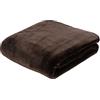 Gözze - Morbida Coperta Premium, Sensazione Cashmere, Microfibra, 130 x 170 cm - Cioccolato