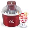 BEPER P102GEL002 Gelatiera refrigerante, Macchina per Gelato, Prepara gelato, sorbetti e frozen yogurt, Ciotola refrigerante in alluminio con doppio isolamento, Capacità 1,8 L, Ice Cream Maker