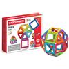 Magformers 30-Piece Magnetic Tiles Toy. STEM Set. Educational Teaching Resource With 18 Squares And 12 Triangles. Magnetic Building Blocks For Children Aged 3+. Makes 2D Nets and 3D.