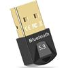 Stdlyxun Adattatore Bluetooth Per Pc - Chiavetta Bluetooth Per Pc Adattatore Bluetooth Usb 5.4 Plug Play Adattatore Usb Bluetooth Compatibile Con Windows 11/10/8.1/7