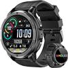 OUKITEL Smartwatch Uomo,Orologio Smart Watch Militare con Effettua Risposta Chiamate Vocale,100+ Sportive 1.43 Touch Screen con Contapassi Sonno Cardiofrequenzimetro,Fitness Tracker per iOS Android