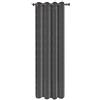 WOLTU Tende Oscuranti con Occhielli Tende Termiche Opache in Velluto 300 g/m² per Soggiorno Camera da Letto 1 Pannello Grigio scuro 140x270 cm