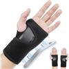 ACWOO Fascia da Polso, Supporto Polso, Tutore Polso per Sollievo dal Dolore Traspirante e Regolabile per Tunnel Carpale, Slogature, Tendinite e Artrite Unisex (Mano Sinistra)