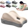 Generic Cuscino in memory foam per elevazione dell'anca, coppia cuscino a cuneo con sollievo lombare e collo, ideale per coppie, uso domestico, supporto per letto/divano (beige)