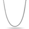 LeCalla Links Collana in argento sterling con popcorn coreana da 2 mm, per donne e uomini adolescenti (16, 18, 20, 22, 24 pollici), Argento, Nessuna pietra preziosa