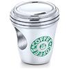 Bling Jewelry Perlina Charm Per Tazza Di Caffè Da Viaggio Latte Lover Per Le Donne Adolescenti .925 Argento Adatto Al Bracciale Charm Europeo