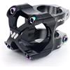 CYSKY Attacco Manubrio MTB Diametro 35mm, Lungo 35mm per Mountain Bike con Morsetto da 35 mm Tubo di sterzo da 1-1/8 per Mountain, e-MTB, Downhill, Freeride, Gravel (Nero & Titanio)