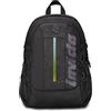 Invicta Zaino Ufficio Invict-Act Plus Led, Nero, Doppio Scomparto Con Tasca PC, Tasca Borraccia, Tasca Con Organizer, Cinghia Vita, Nastri Torace e Regolazione Volume, Zaino Lavoro Scuola Viaggio