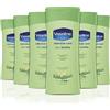 Vaseline Terapia intensiva Aloe Soothe cura e rinfresca la pelle Lozione per il corpo per pelli secche 6 x 200 ml