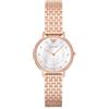 Emporio Armani Orologio da donna, movimento a due lancette, cassa in acciaio inossidabile oro rosa da 32 mm con bracciale in acciaio inossidabile, AR11006