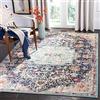 SAFAVIEH Tappeto Boho per Soggiorno, Sala da pranzo, Camera da letto - Madison Collection, A Pelo Corto, Nero e Verde Acqua, 160 X 229 cm
