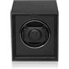 MODALO Twist - Caricatore automatico per 1 orologio/orologio Winder - motore silenzioso 900 TPD, legno massiccio e pelle, superficie antigraffio, per uomo e donna