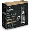GA.MA Italy Professional - Rocket GT, Trimmer Professionale Ultracompatto, Lama T-Blade 0,1 mm, Motore Turbo 6300 RPM, Rasoio Cord-Cordless, Batteria al Litio 120 Min, Idea Regalo Uomo
