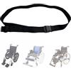 RELEDESA Cintura di sicurezza per sedia a rotelle con fibbia, cintura di sicurezza anticaduta per sedia a rotelle per anziani e bambini, adatta per scooter (180 × 5 cm)