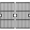 GFTIME Griglia in ghisa da 39 x 21,5 cm, per ProfiCook PC-GG 1128, PC-GG 1255, PC-GG 1057, 2 pezzi di ricambio per barbecue a gas ProfiCook