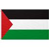 Longivia® Bandiera Palestina Grande 150cm x 90cm con 2 Occhielli Alta Qualità Resistente alle Intemperie علم فلسطين Bandiera Palestinese per Esterno da Balcone Stadio ed Eventi - Palestine Flag
