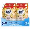 Deox Ammorbidente Concentrato, 280 Lavaggi, Vaniglia e Argan, Ecoformato, 4 x 1400 ml