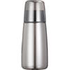 TOGHPUW Set di borraccia, caraffa e bicchiere, da comodino, con dispenser per collutorio, in vetro con coperchio, 750 ml, colore: grigio